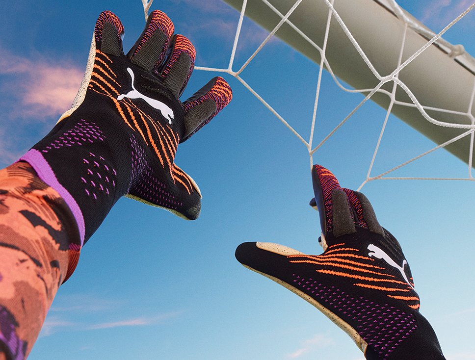 Puma Goalkeeper Gloves featuring the Future Ultimate