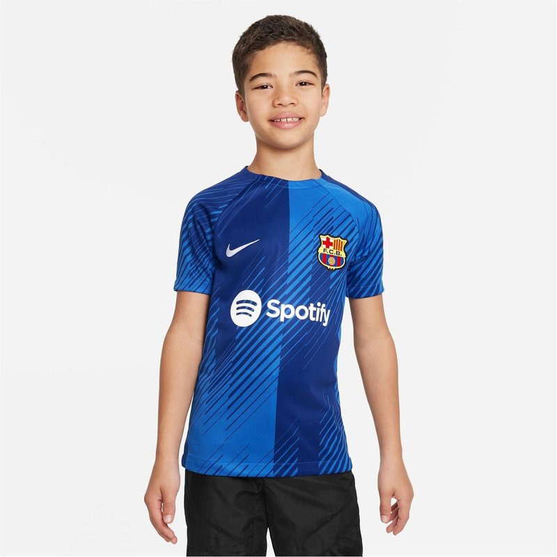 Barcelona away hot sale kit kids