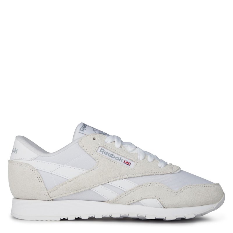 All white sale reebok classics