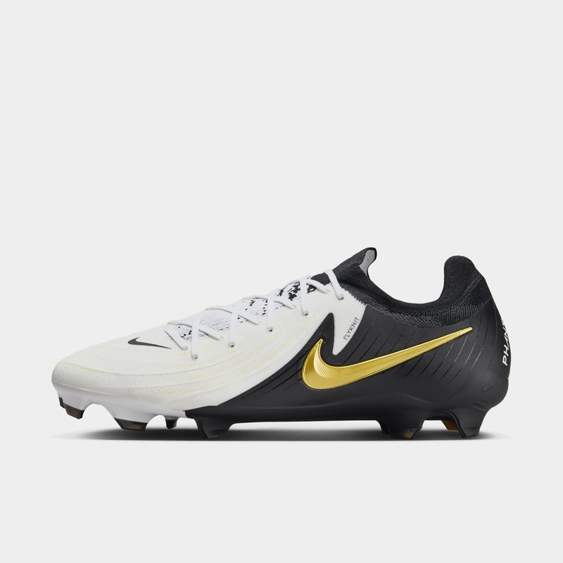 Nike white and sales gold boots