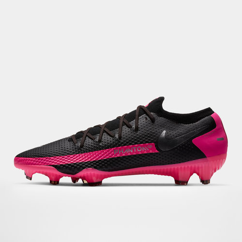 nike phantom football boots black and pink